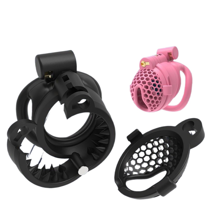 3D Printing Tooth - Male chastity lock, wolf tooth honeycomb