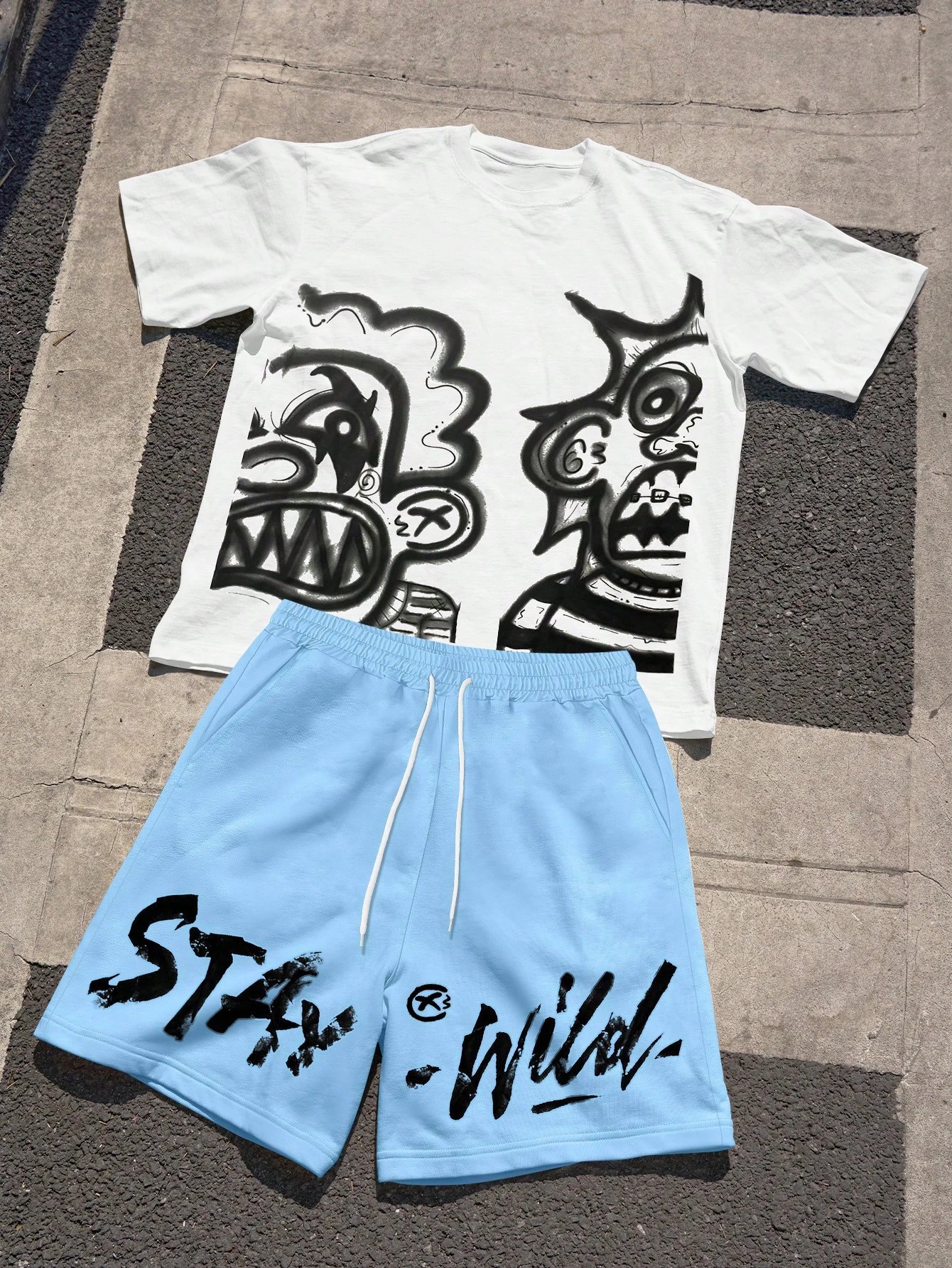 3D Printing Design Free - 2026 Summer New Men's Short-Sleeved Set