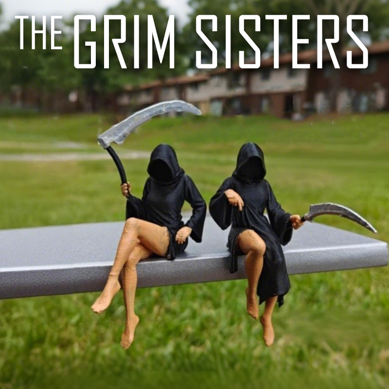 3D Printing Construction - Gothic Death Sisters Figure Grim Reaper