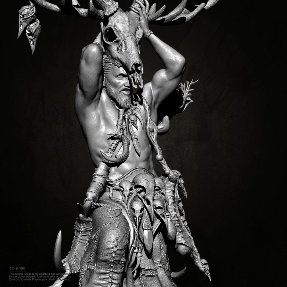 3D Printing Construction - 50mm/75mm Resin Figures Model Fantasy Totem