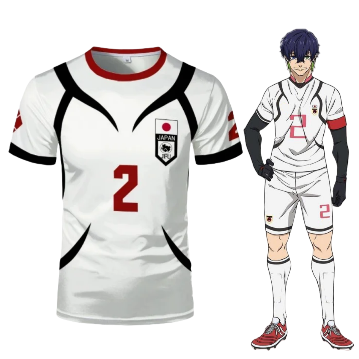 3D Printing Custom - Anime Aiku Shirt Cosplay Costumes #2