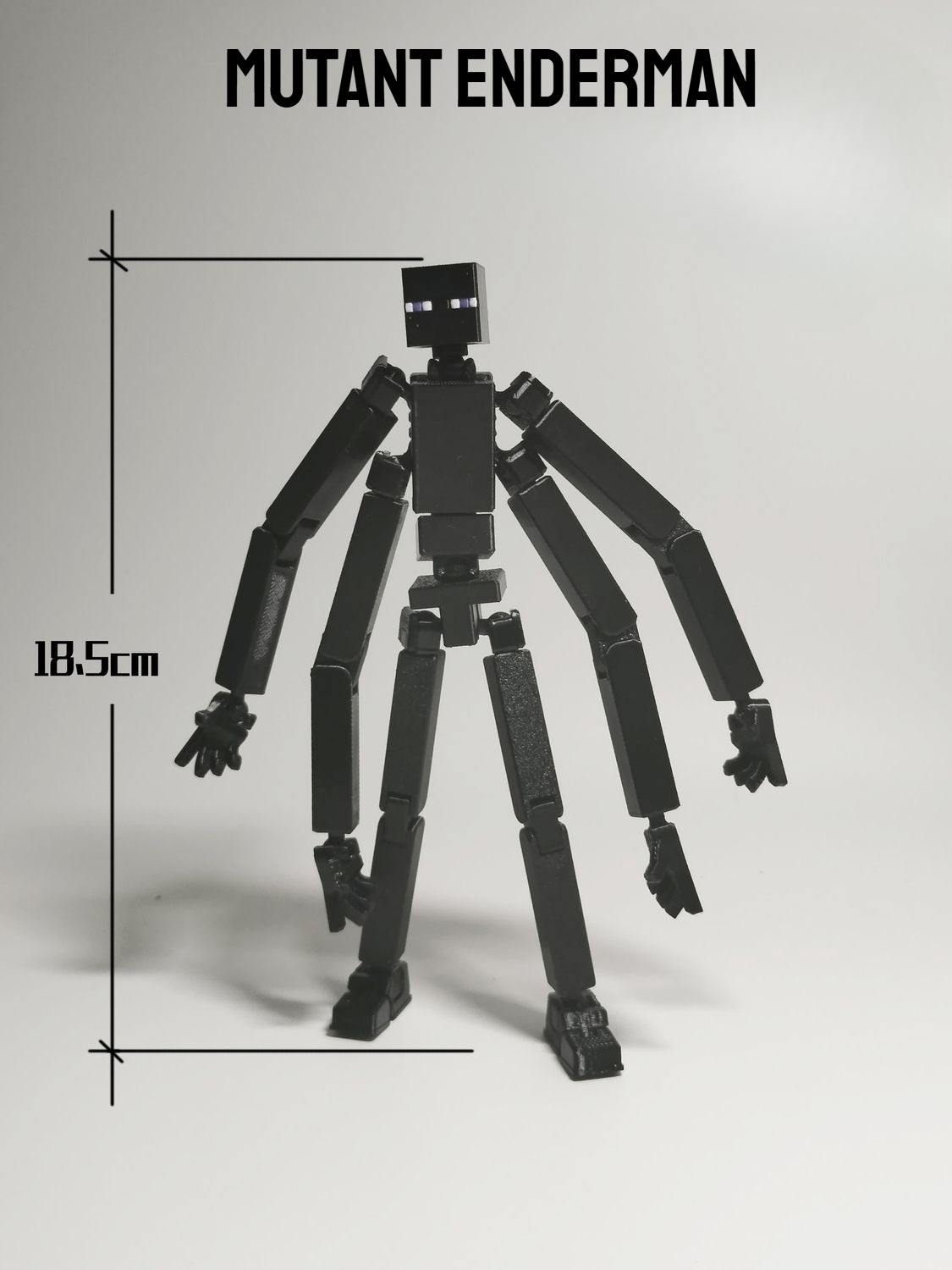 3D Printing Viral - 3D Printed MC Mutant Enderman, Viral