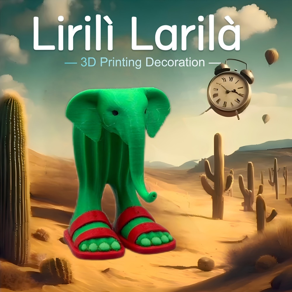 3D Printing Viral - 3D Printed Lirili Larila Collectible Viral