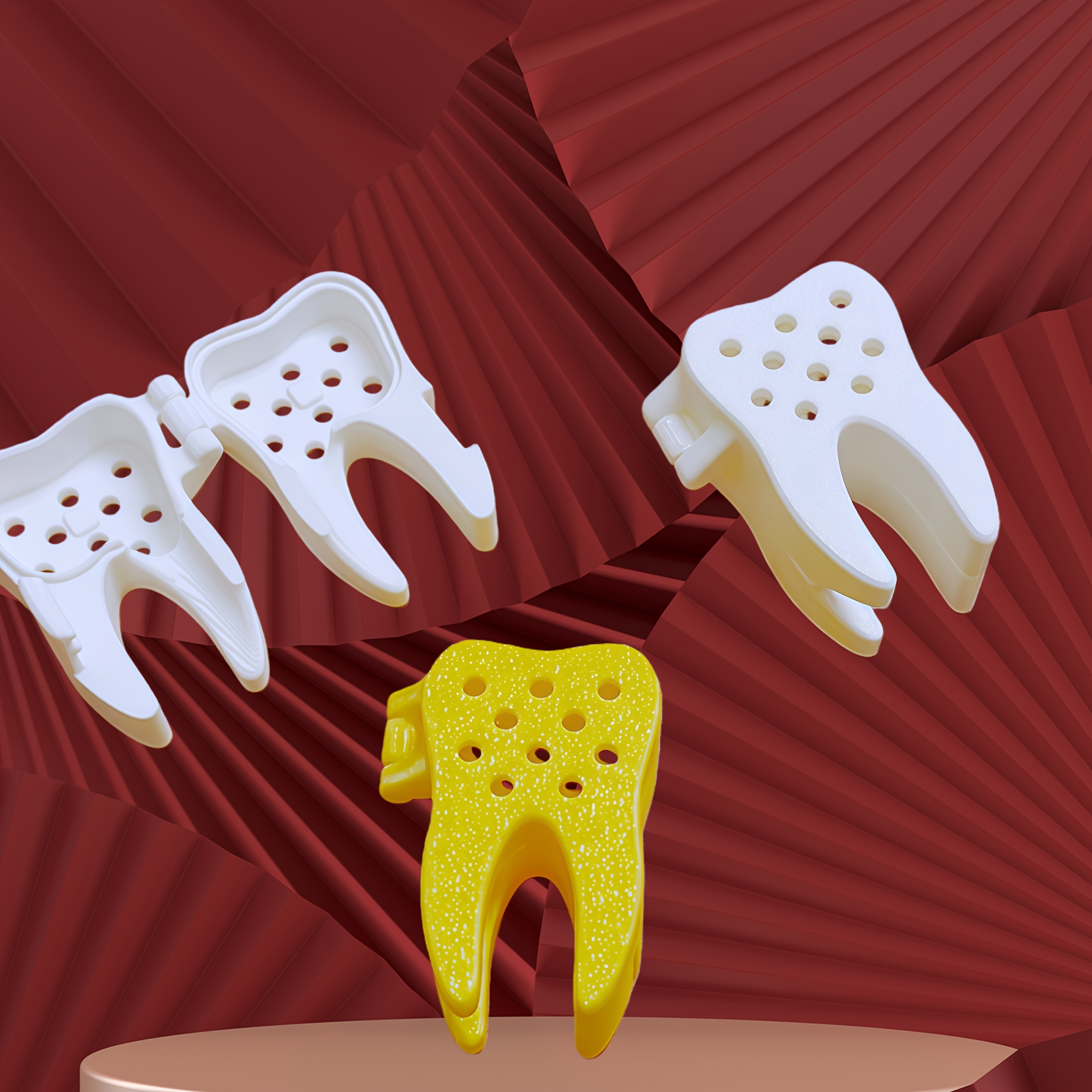3D Printing Tooth - 2Pcs 3D Printed Tooth Shaped Protective