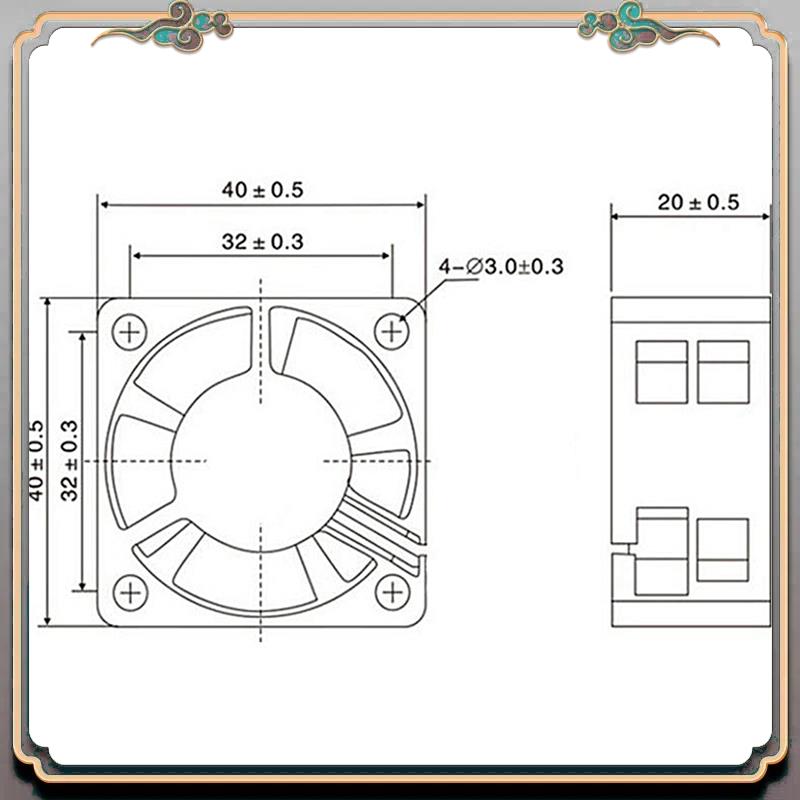 Durable 3X 3D Part Of Printer  - مراجعة Cooling Fan 40Mm 3D وسعره