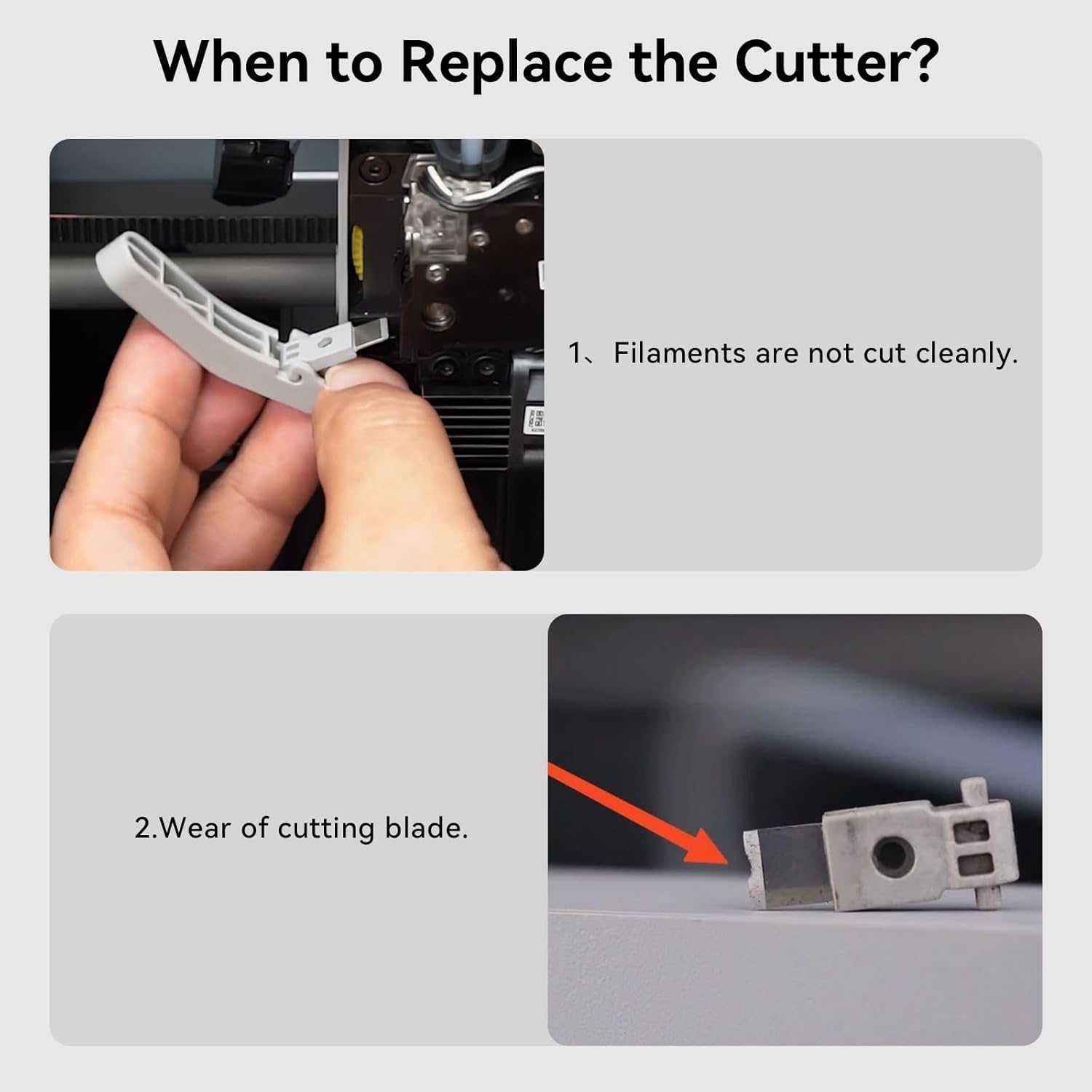 3PCS Replacement Filament Cutt - مراجعة 3D Printing Fff وسعره