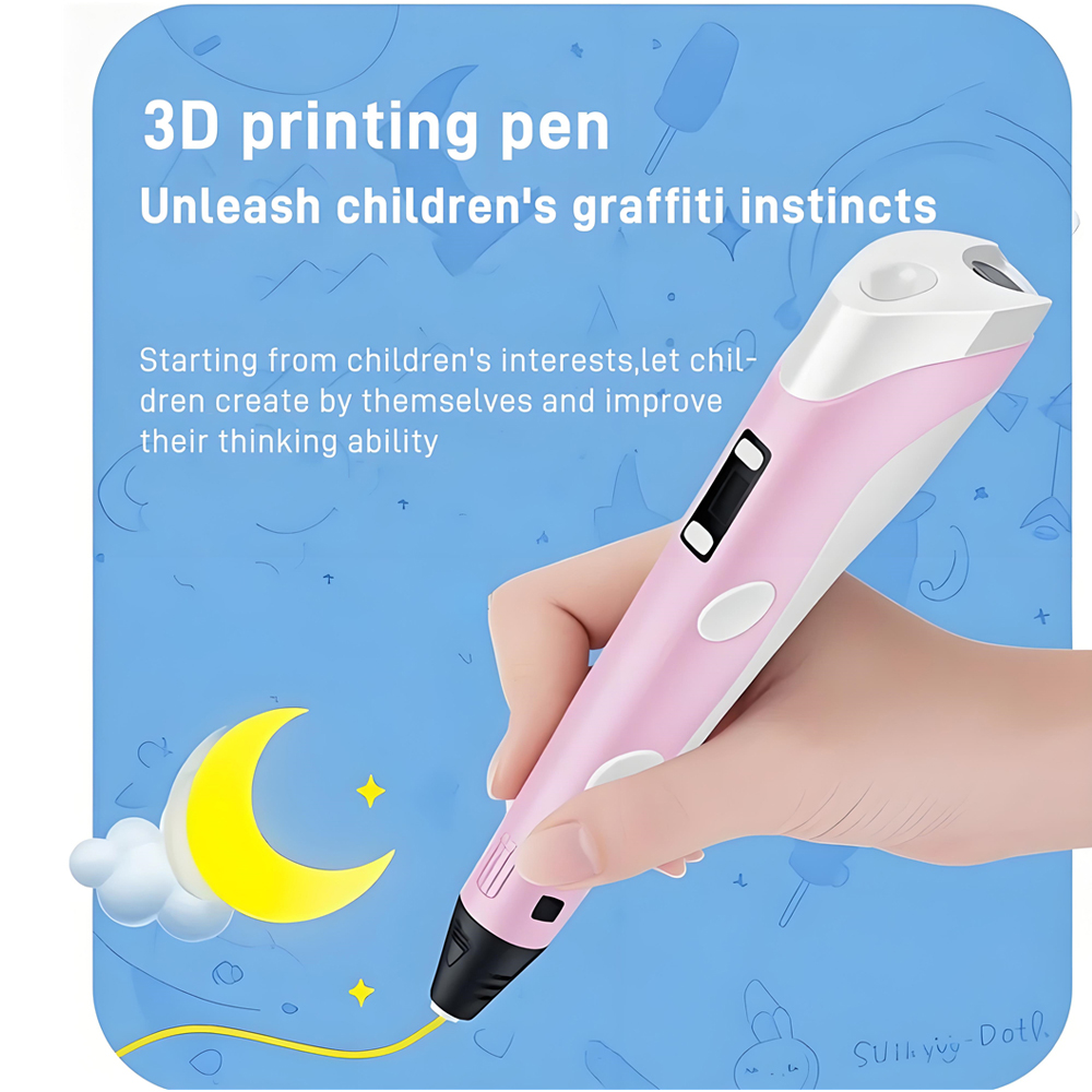 3D Pen With LCD Screen Compati - مراجعة 3D Printing Excavator وسعره