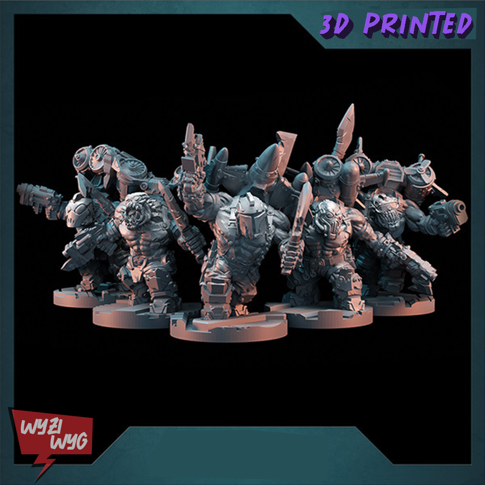 Rocket Orcs  Armour Miniature, - مراجعة 3D Printing Figure وسعره