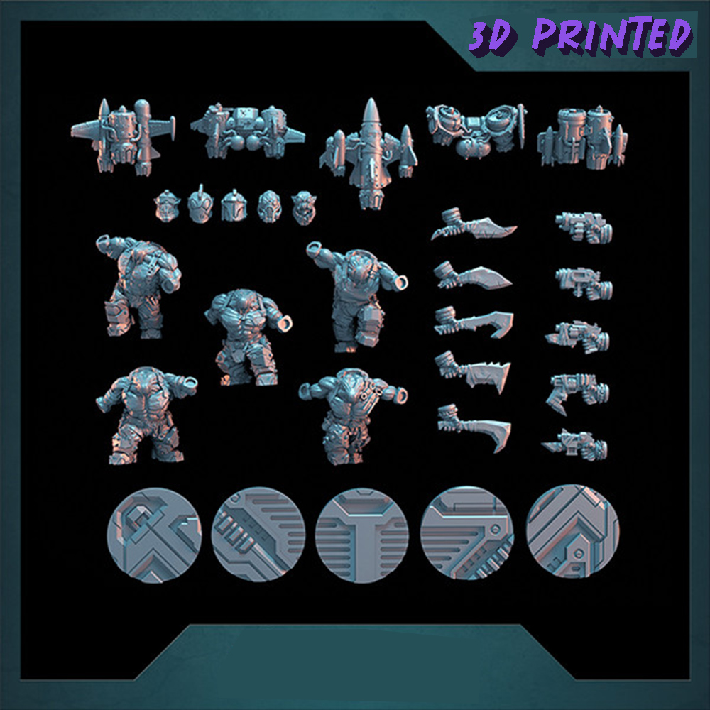 Rocket Orcs  Armour Miniature, - مراجعة 3D Printing Figure وسعره
