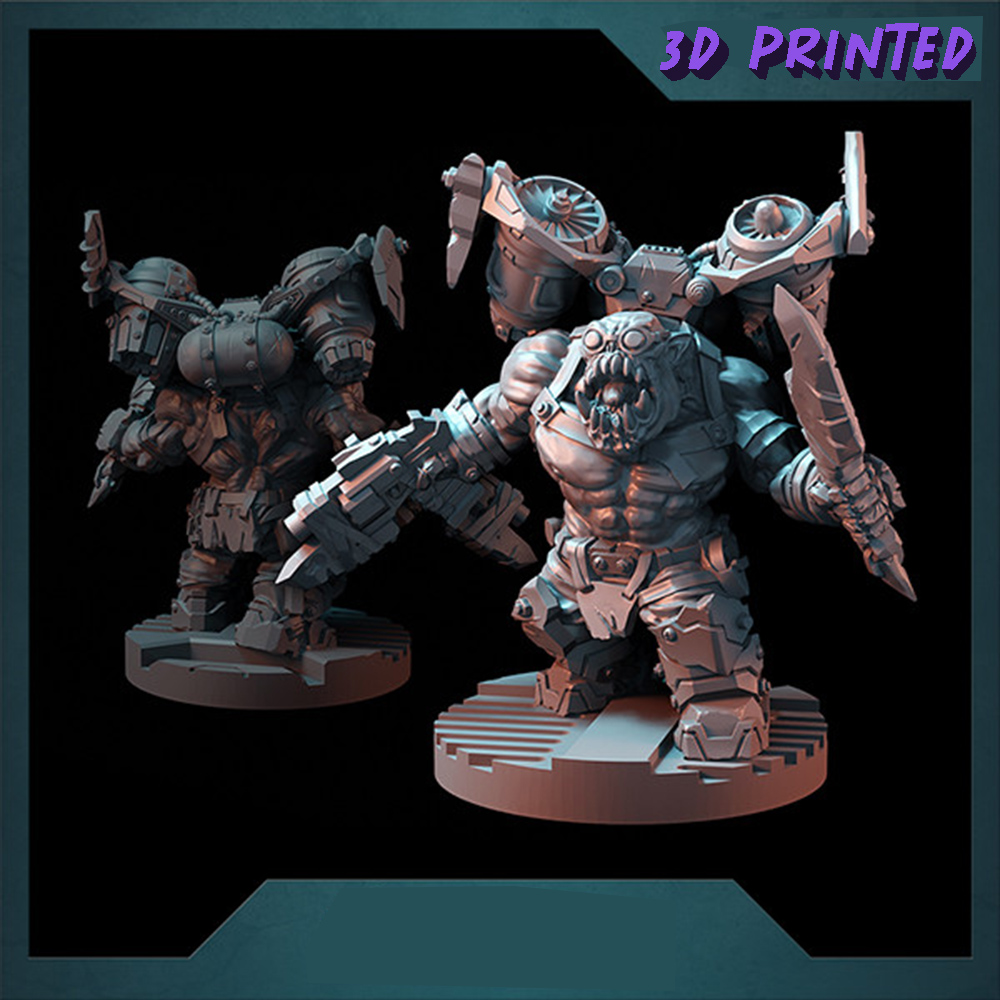 Rocket Orcs  Armour Miniature, - مراجعة 3D Printing Figure وسعره
