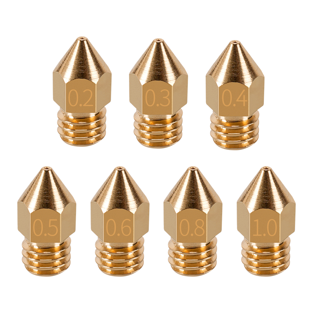 MK7 MK8 Nozzle 0.4mm 0.3mm 0.2 - مراجعة 3D Printing Fff وسعره