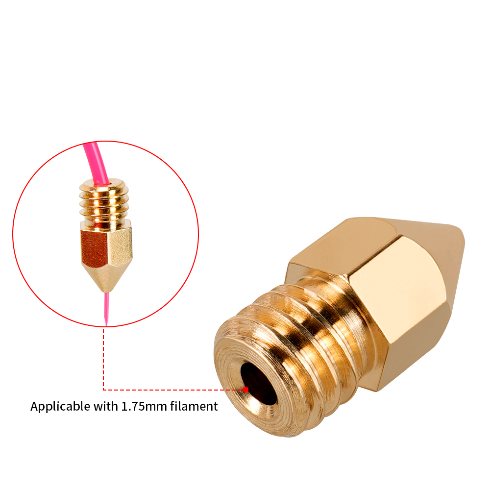 MK7 MK8 Nozzle 0.4mm 0.3mm 0.2 - مراجعة 3D Printing Fff وسعره