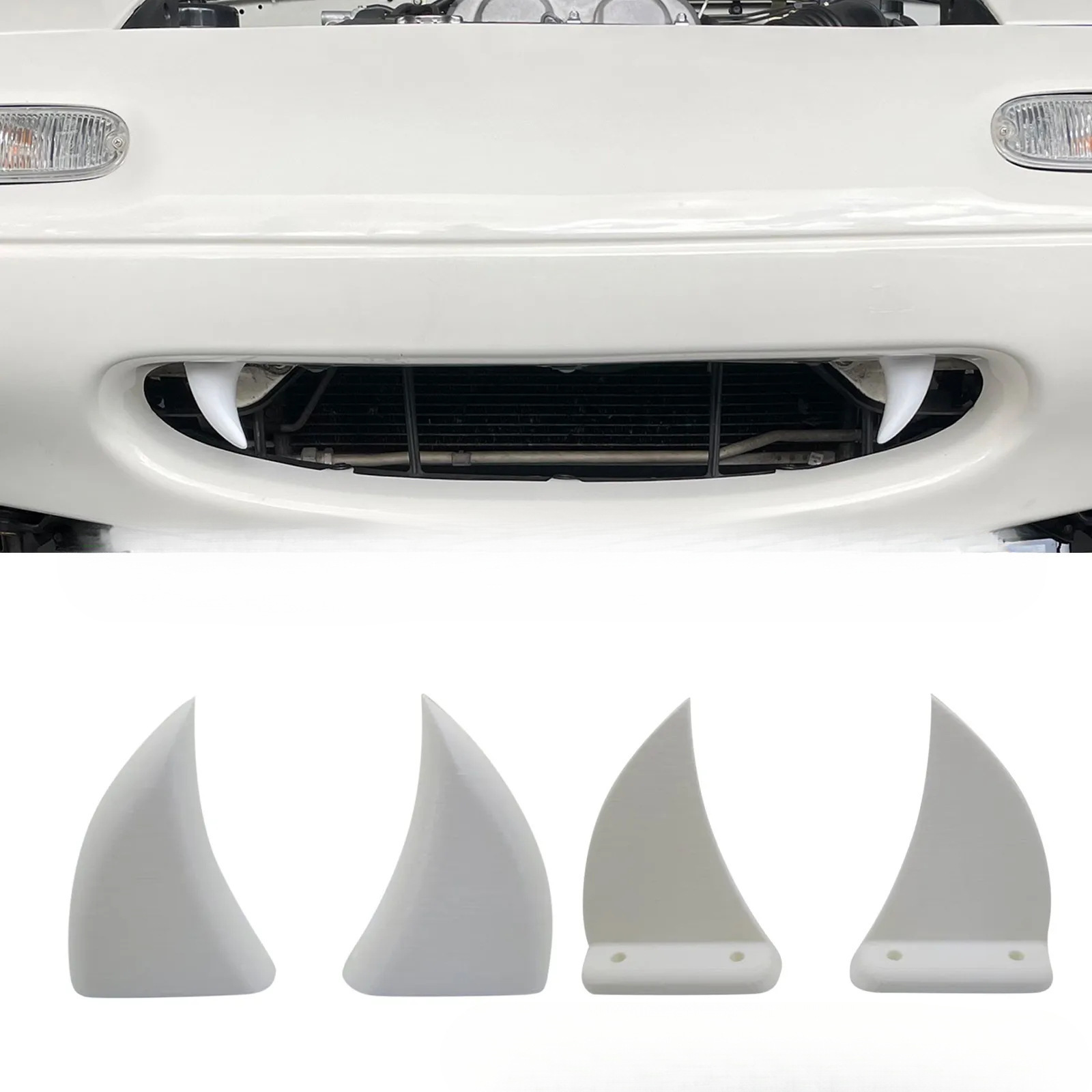 Car Front Grille Teeth Decor 3 - مراجعة 3D Printing Tooth وسعره