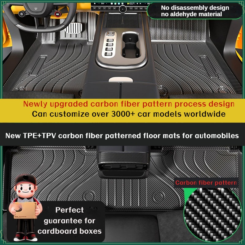 NEW 3D Carbon Fiber Car Floor  - مراجعة 3D Printing Tpe وسعره