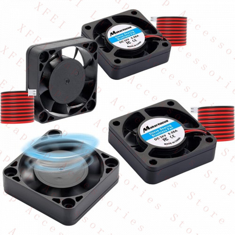 F 4pcs 24V 40mm DC Cooling Cas - مراجعة Cooling Fan 40Mm 3D وسعره