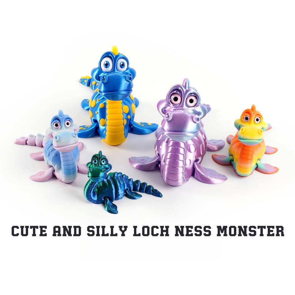 3D Printed Loch Ness Figures T - مراجعة 3D Printing Construction وسعره