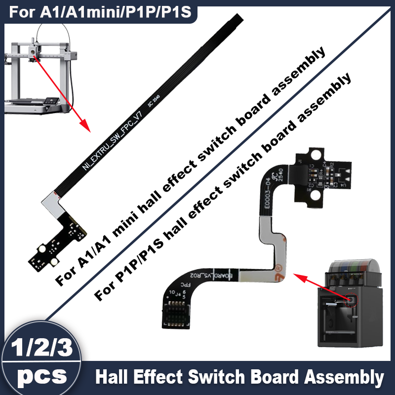 For A1/A1mini/P1P/P1S Hall Swi - مراجعة 3D Printing Fff وسعره