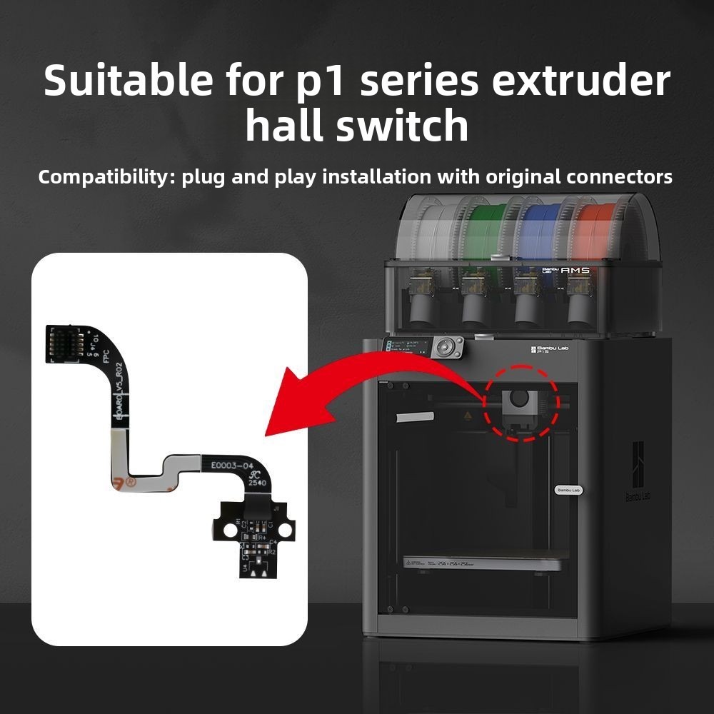 For A1/A1mini/P1P/P1S Hall Swi - مراجعة 3D Printing Fff وسعره