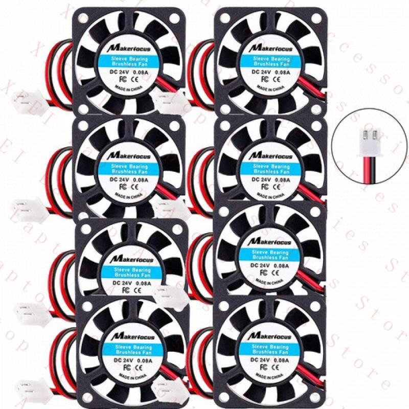 F 8pcs Mini Silent 3D Printer  - مراجعة Cooling Fan 40Mm 3D وسعره