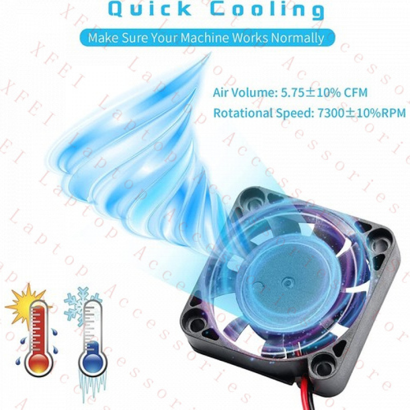 F 8pcs Mini Silent 3D Printer  - مراجعة Cooling Fan 40Mm 3D وسعره