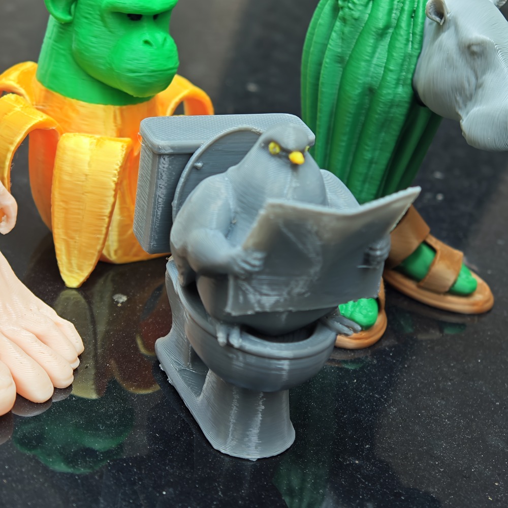 3D Printed Piccione Impiccione - مراجعة 3D Printing Viral وسعره