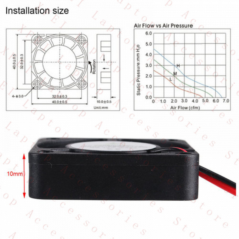 F 4X 12V Laptop 3D Printer DVR - مراجعة Cooling Fan 40Mm 3D وسعره