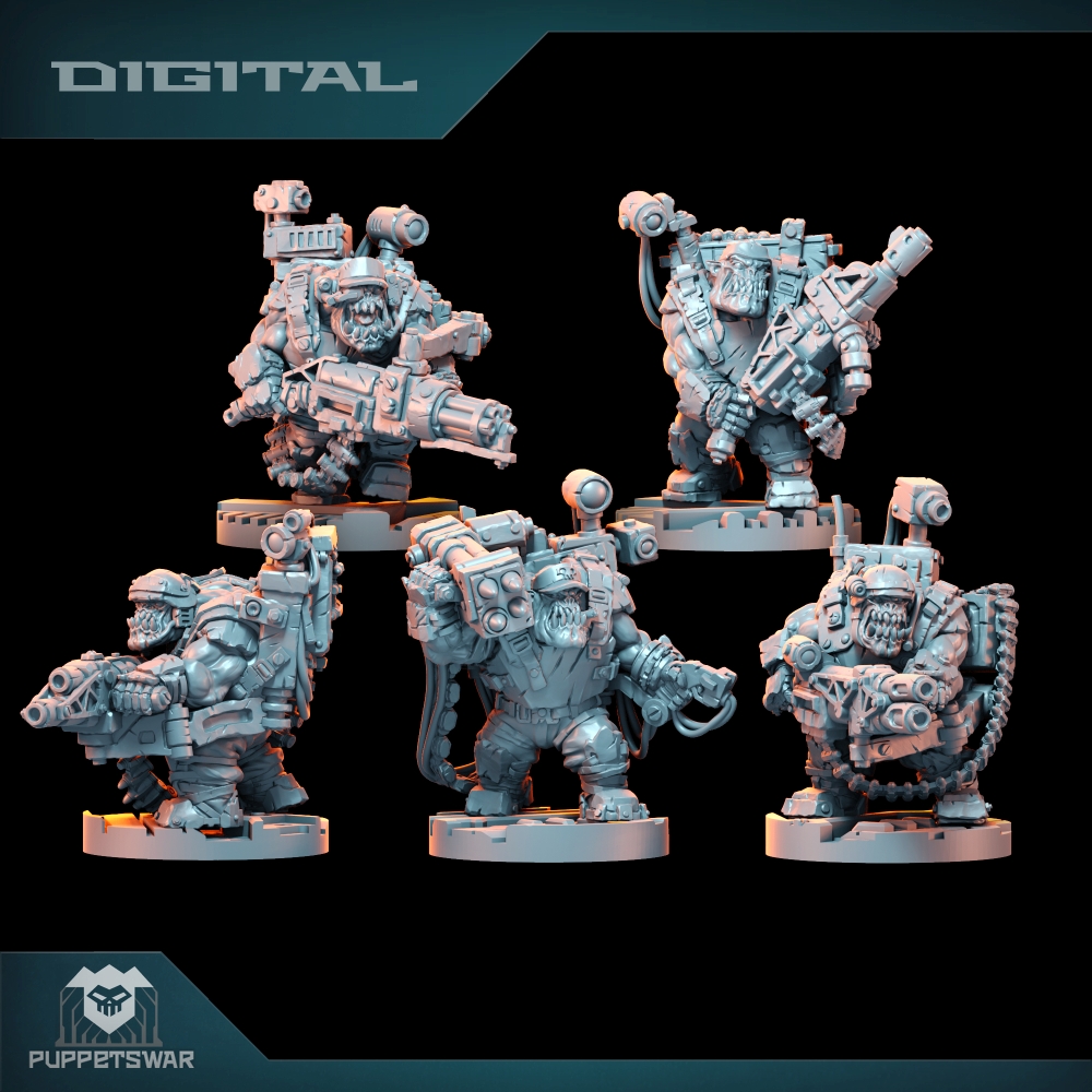 Orc Ultimate Badasses Squad, G - مراجعة 3D Printing Figure وسعره