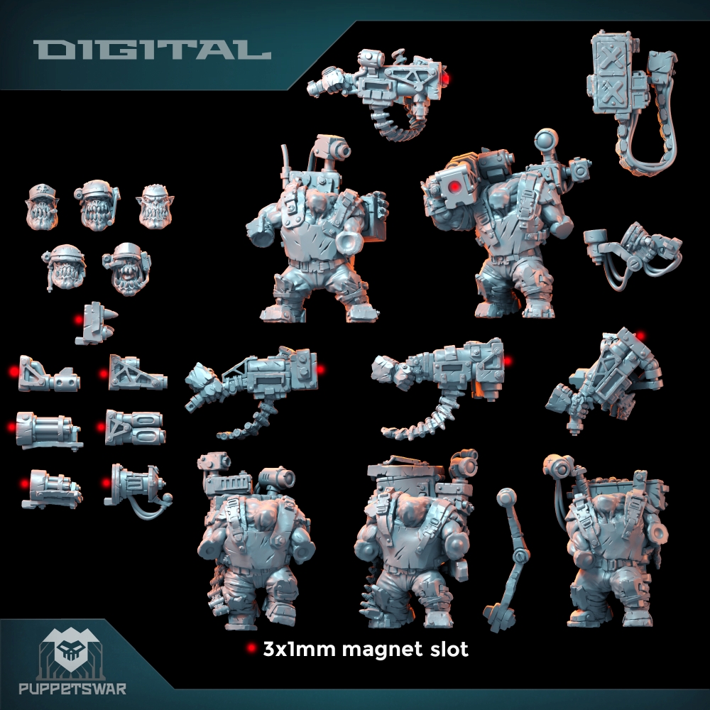 Orc Ultimate Badasses Squad, G - مراجعة 3D Printing Figure وسعره