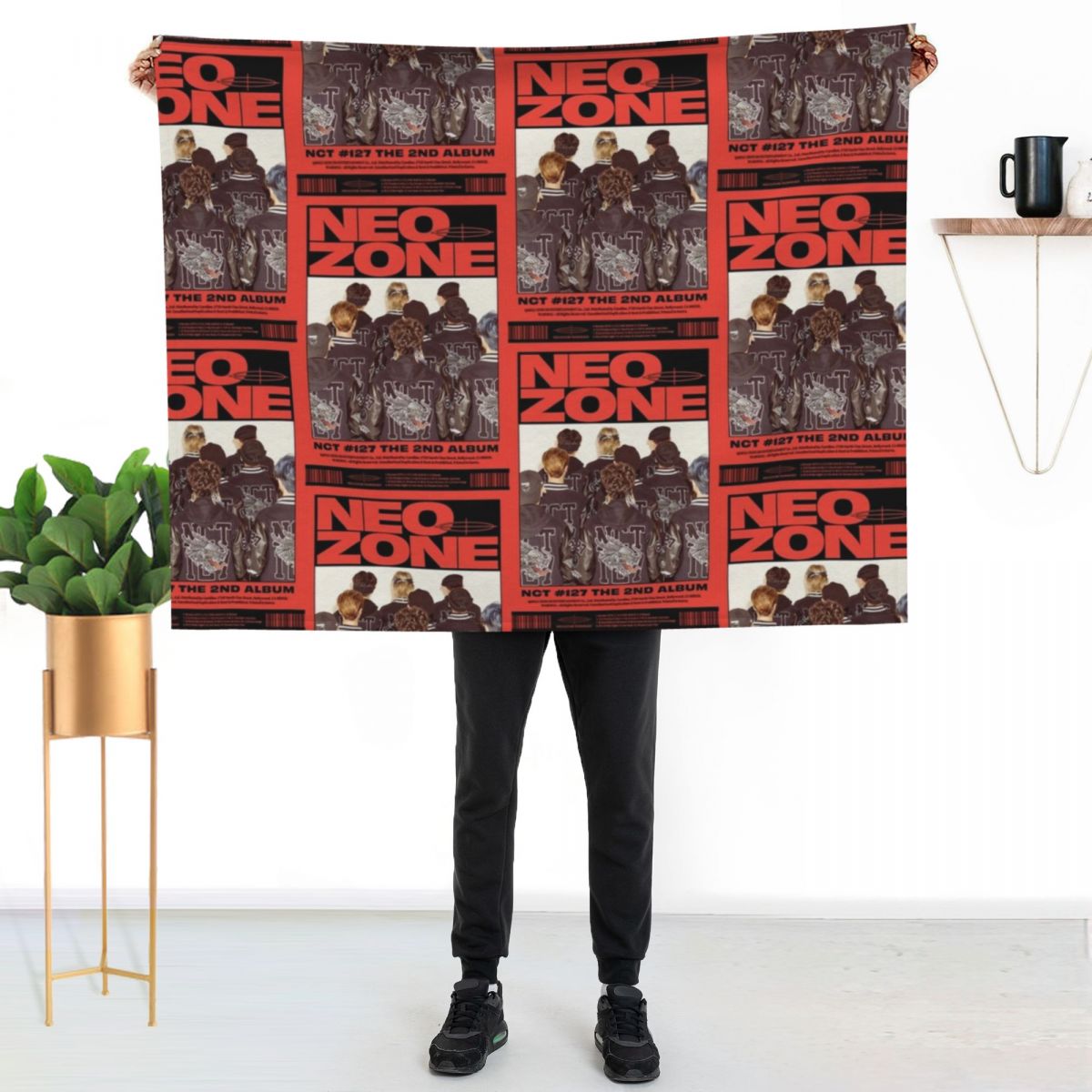 Neo Zone Throw Blanket Fade Re - مراجعة 3D Printing Zone وسعره
