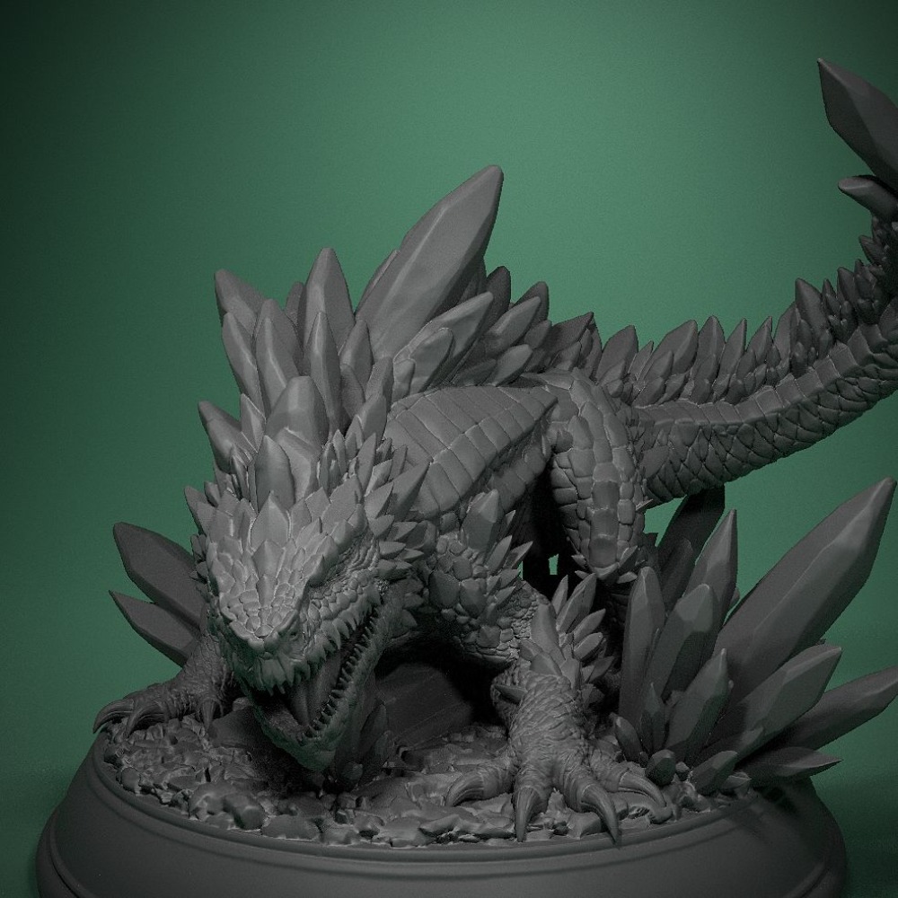 Crystal Lizard Board Game Ches - مراجعة 3D Printing Construction وسعره