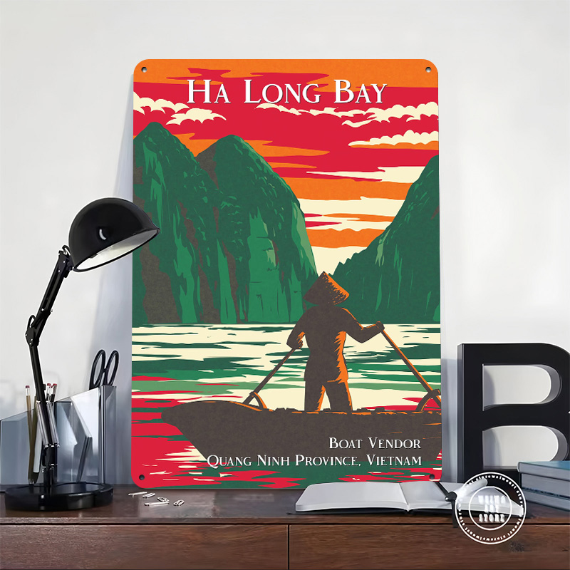 Ha Long Bay Boat Vendor Poster - مراجعة 3D Printing Vendors وسعره