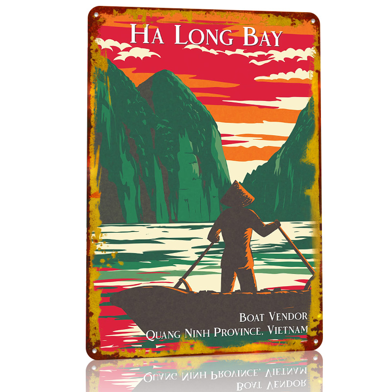 Ha Long Bay Boat Vendor Poster - مراجعة 3D Printing Vendors وسعره