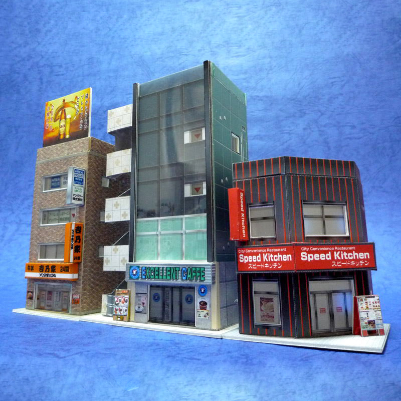 1:150 N-Scale Japanese Buildin - مراجعة 3D Printing Construction وسعره