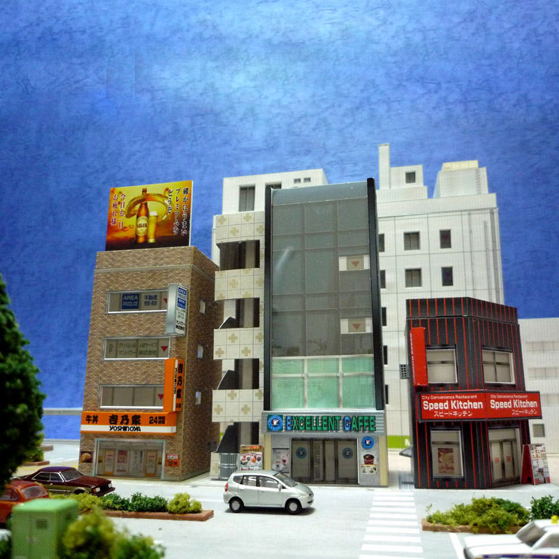 1:150 N-Scale Japanese Buildin - مراجعة 3D Printing Construction وسعره