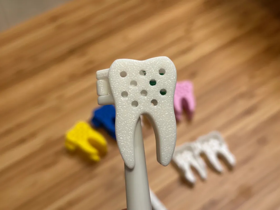 3D Printed Cute Tooth Shaped P - مراجعة 3D Printing Tooth وسعره