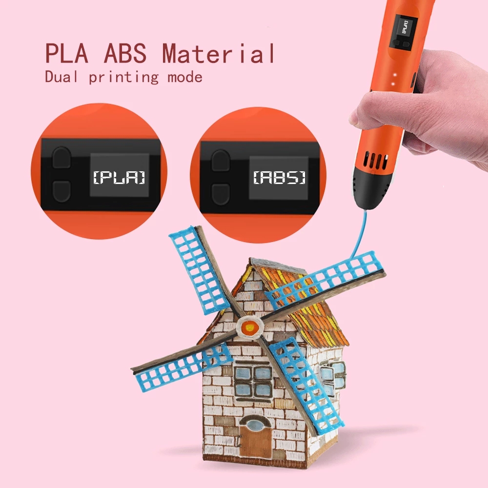 QCREATE 3D Printing Pen 1.75mm - مراجعة 3D Printing Abs وسعره