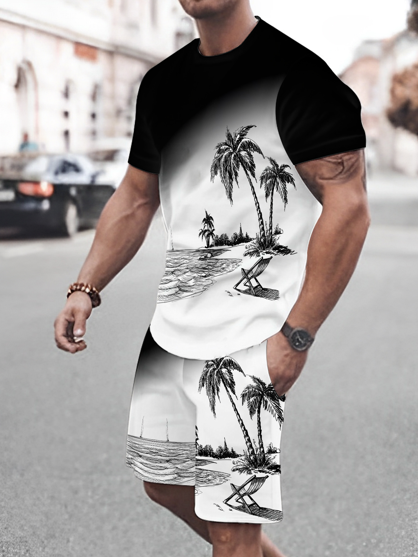 2026 Summer New Men's Short-Sl - مراجعة 3D Printing Design Free وسعره