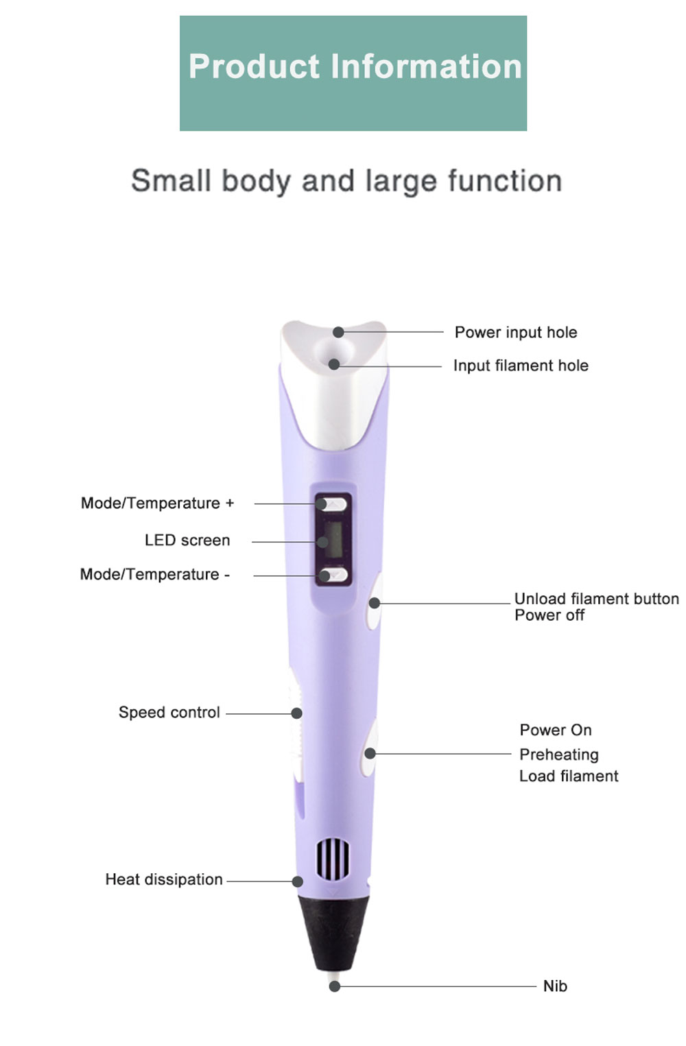 3D Printing Pen PLA Filament 3 - مراجعة 3D Printing Maker وسعره