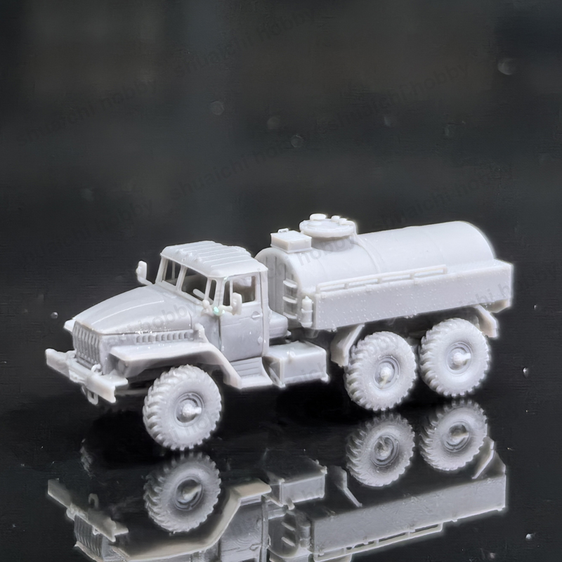 1PCS 1/144 Scale Ural Oil Truc - مراجعة 3D Printing Construction وسعره
