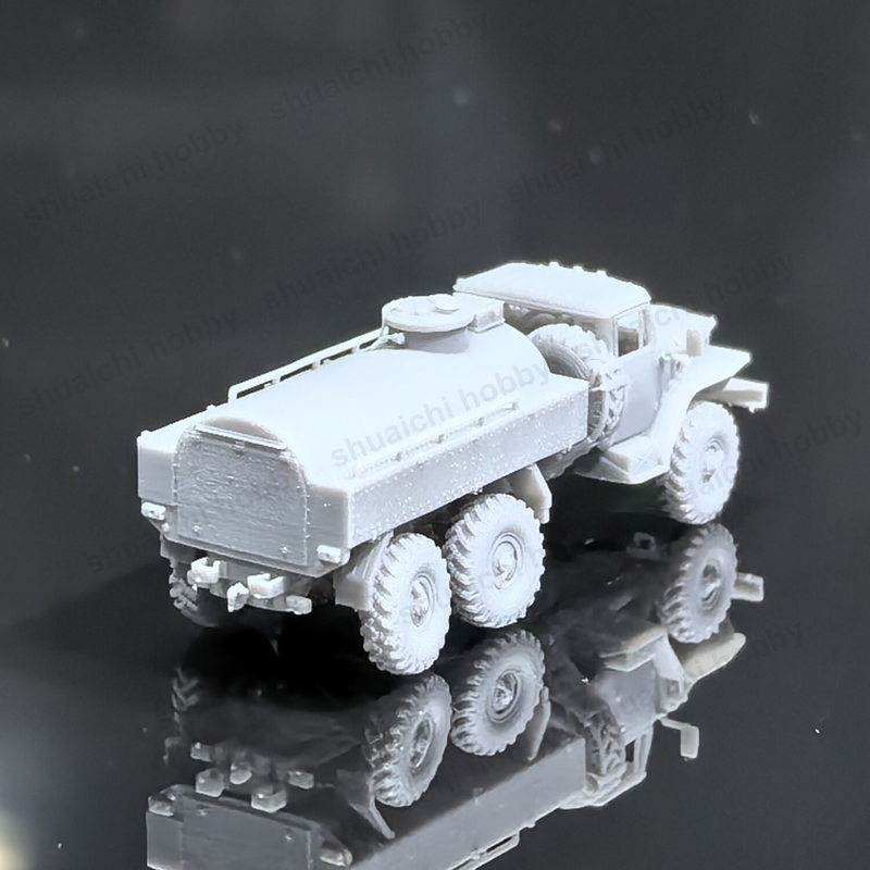 1PCS 1/144 Scale Ural Oil Truc - مراجعة 3D Printing Construction وسعره