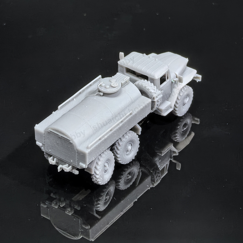 1PCS 1/144 Scale Ural Oil Truc - مراجعة 3D Printing Construction وسعره