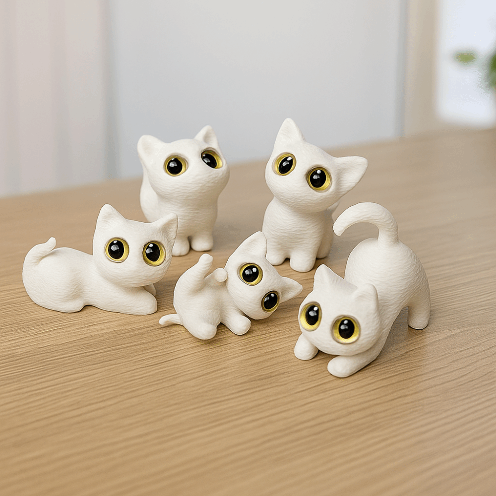 PLA Halloween Cat Anime Figure - مراجعة 3D Printing Figure وسعره