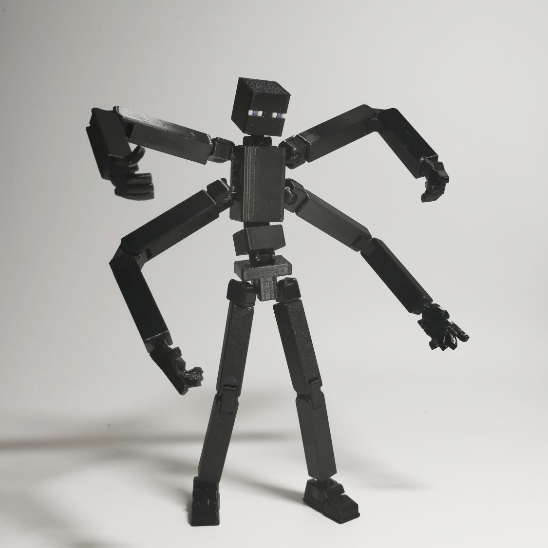 3D Printed MC Mutant Enderman, - مراجعة 3D Printing Viral وسعره