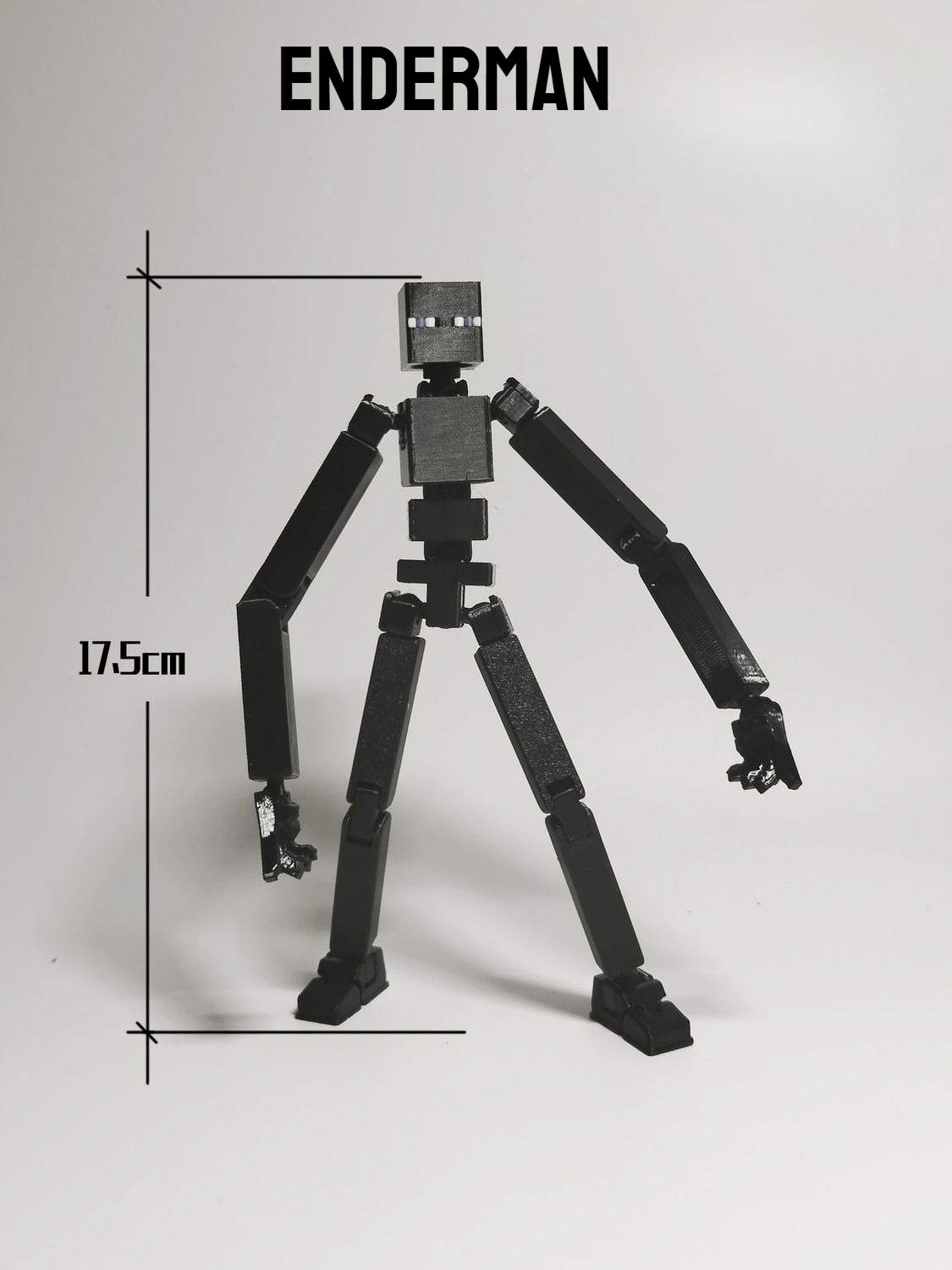 3D Printed MC Mutant Enderman, - مراجعة 3D Printing Viral وسعره