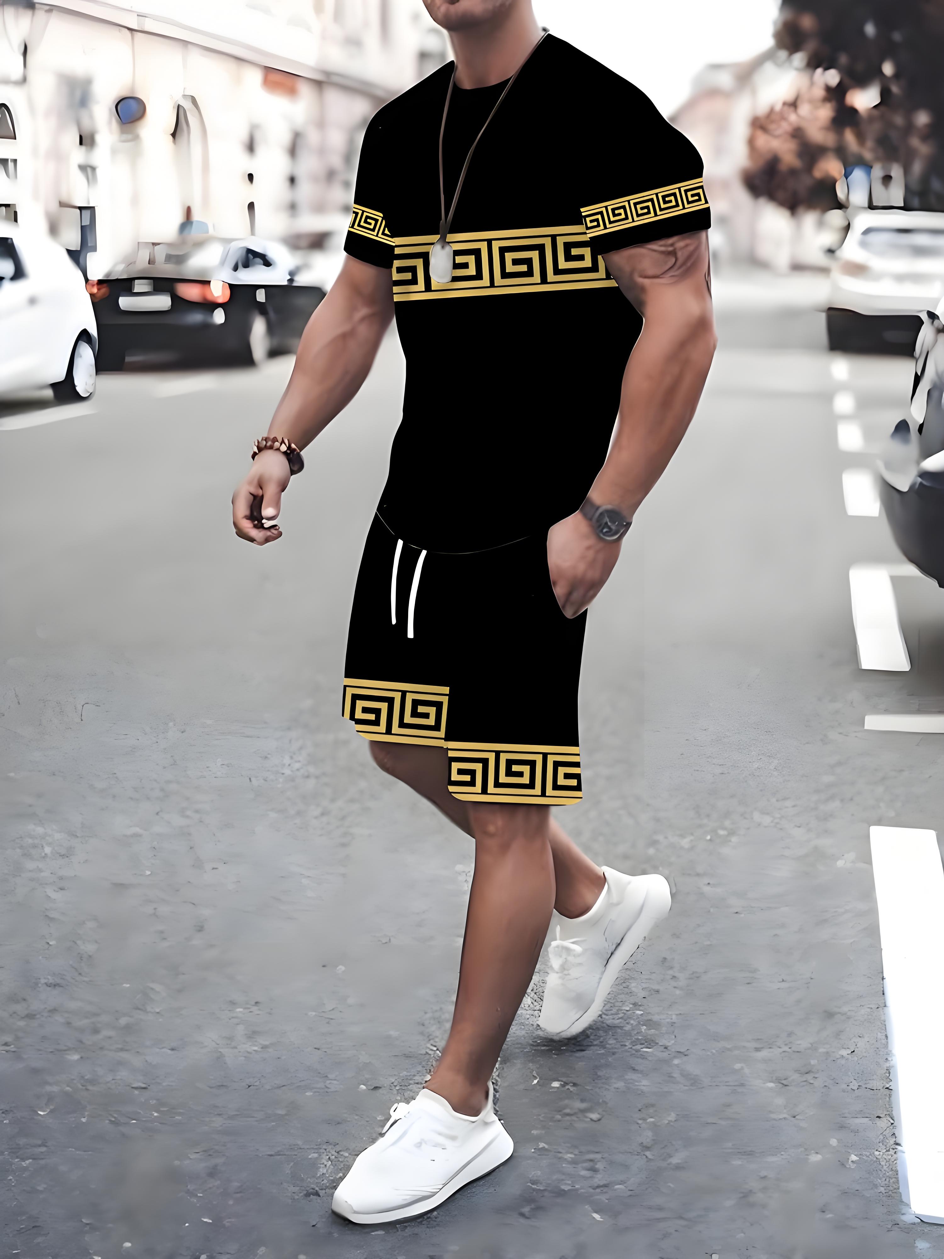 New Plus Size Men's T-shirt An - مراجعة 3D Printing Custom وسعره
