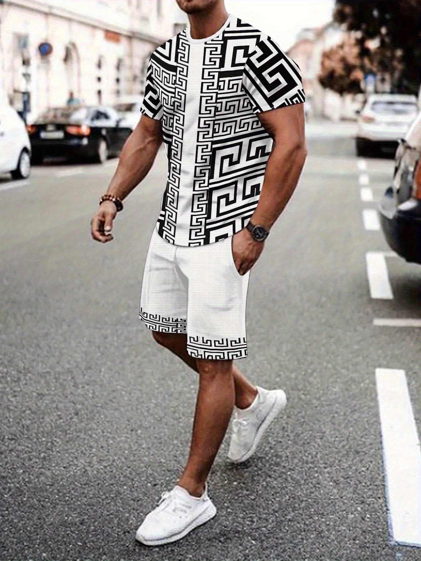 New Plus Size Men's T-shirt An - مراجعة 3D Printing Custom وسعره