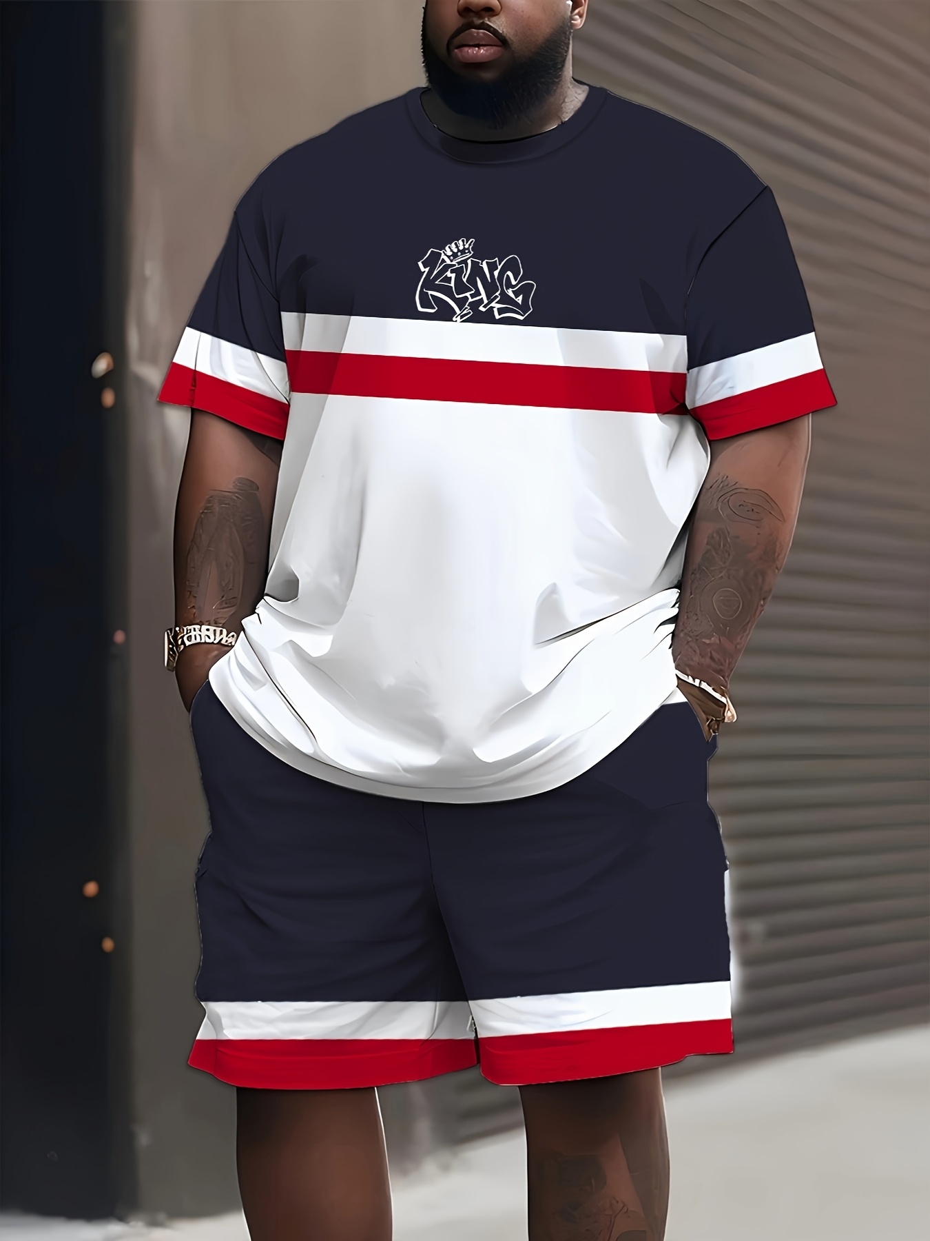 New Plus Size Men's T-shirt An - مراجعة 3D Printing Custom وسعره