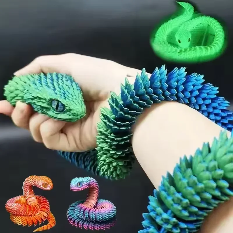 3D Printed Snake Movable Joint - مراجعة 3D Printing Figure وسعره