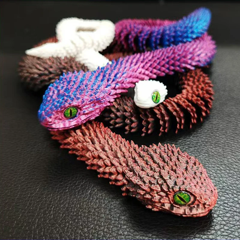 3D Printed Snake Movable Joint - مراجعة 3D Printing Figure وسعره