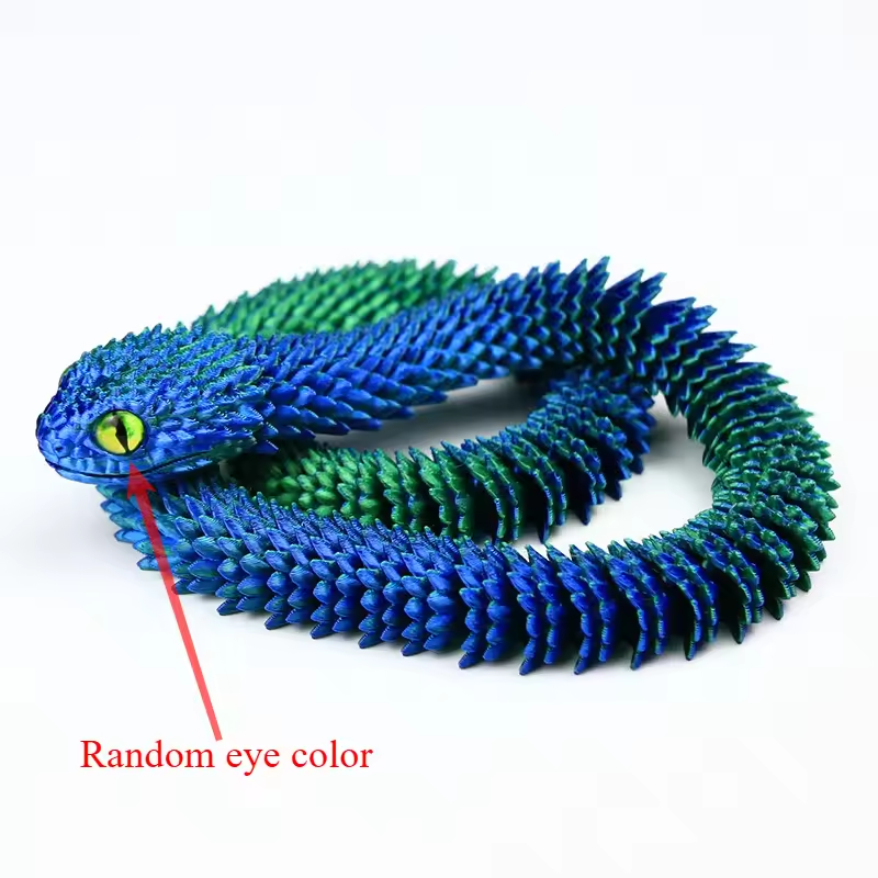 3D Printed Snake Movable Joint - مراجعة 3D Printing Figure وسعره